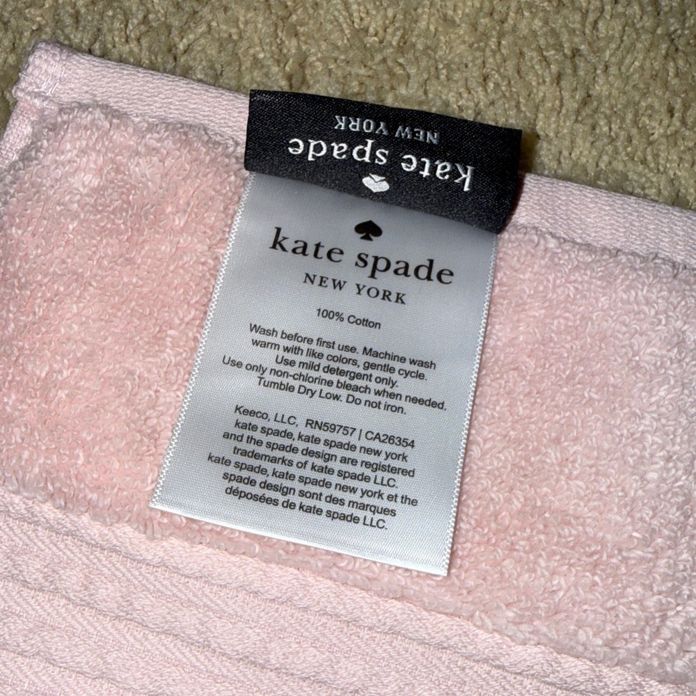 kate spade Soft Pink Bath Towel - Picture 10 of 12